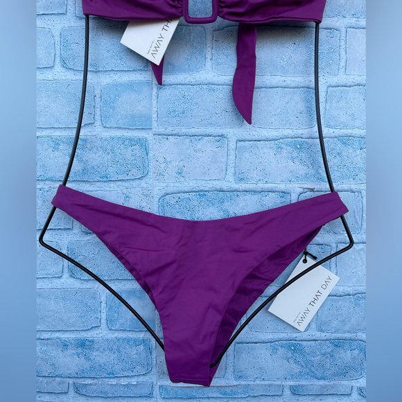 AWAY THAT DAY - BIKINI SET PURPLE SIZE L/XL - Picture 9 of 15